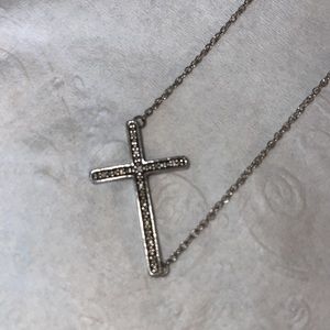 Zales silver necklace